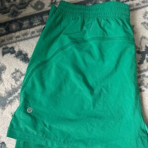 Lululemon Athletica Green Athletic Shorts for Comfort